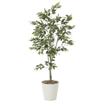 【送料無料】フィカスツリー1.5 (人工観葉植物) 高さ150cm 光触媒機能付 (823A300)
