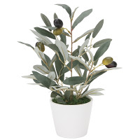 光触媒 人工観葉植物 造花 ミニオリ―ブ (高さ30cm)