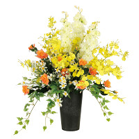 光触媒 人工観葉植物 造花 ピーチライン (高さ64cm)
