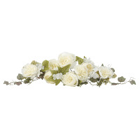 【2020年新商品】キャベジローズスワッグCR (人工観葉植物) 高さ23cm 光触媒機能付 (2078A35)