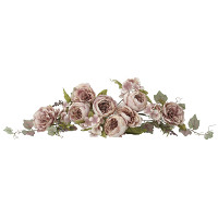 【2020年新商品】キャベジローズスワッグMA (人工観葉植物) 高さ23cm 光触媒機能付 (2079A35)
