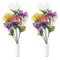 【2020年新商品】仏花ハス2個セットN (造花) 高さ40cm ※光触媒ではありません (2087A15N)