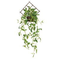 光触媒 人工観葉植物 造花 壁掛けトラディスカンティア (高さ70cm)