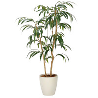 光触媒 人工観葉植物 造花 ショウナンゴム1.3 (高さ130cm)