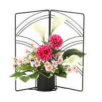 光触媒 人工観葉植物 造花 明日花 (高さ33cm)
