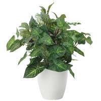 光触媒 人工観葉植物 造花 ミックスカラージューム (高さ42cm)