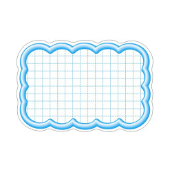 抜型カード 波四角￥なし