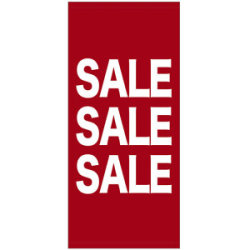 フルカラー店頭幕(懸垂幕) SALE SALE SALE