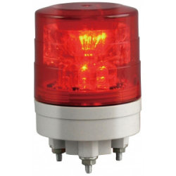 超小型LED回転灯 ニコミニ・スリム Φ45 赤 規格:3点留 (VL04S-024AR)など(1点)
