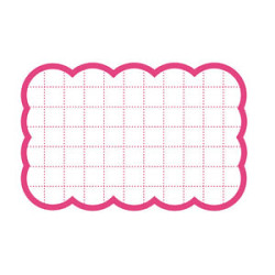 抜型カード四角　中