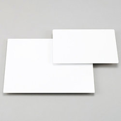 アルミ複合板 (アルポリック) 白 300×450×3.0 (角R) (892-31)など(2点)