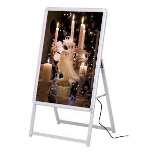 A型看板 LEDグリップA A1サイズ 仕様/カラー:片面/シルバー