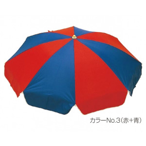 ガーデンパラソル716 カラー:赤+白 (MZ-591-716-No.1) - 店舗用品通販