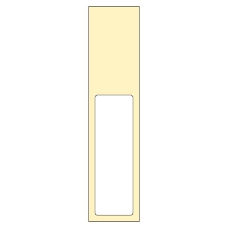 氏名標識 (樹脂タイプ) 170×40×7mm 表記:無地 (046420)