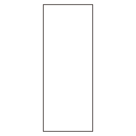 氏名標識 (樹脂タイプ) スペア用白名札 10枚入 70×17×0.5mm (046908)