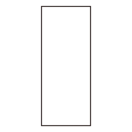 氏名標識 (樹脂タイプ) スペア用白名札 10枚入 仕様:タテ型 47×22×0.5mm (046909)
