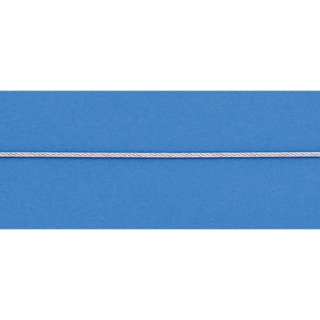 ステンレスワイヤーロープ (1m単位) ロープ径:ワイヤー8 0.81mmφ (197050)