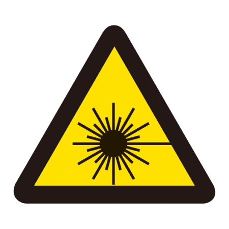 PL警告表示 (簡易タイプ) ステッカー 10枚1組 レーザー光線 サイズ:大 (201008)