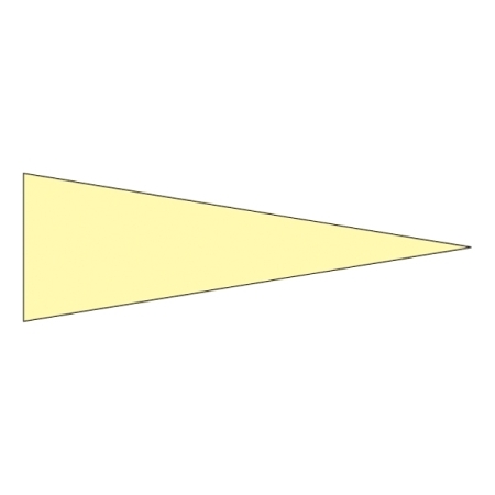 マーキングステッカー 5×15mm三角 蛍光エンビ 100枚1組 カラー:蛍光黄 (208705)