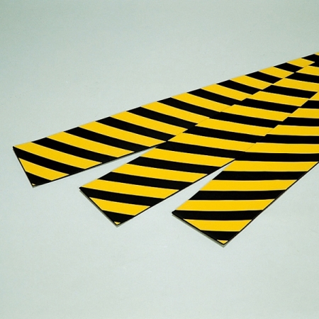 トラクッション 平板タイプ (無反射) 黄・黒 サイズ:200×1000×5mm (247060)