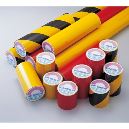 安全用品ストア: 粗面用反射テープ 100mm幅 カラー:黄 (319011) - 蛍光