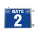 突出し式ゲート標識 GATE2 (305-82)