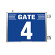 突出し式ゲート標識 GATE4 (305-84)