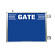 突出し式ゲート標識 GATE (305-85)