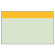 配管識別シート（極小） 帯色：黄（マンセル値2.5Y 8/14） (416-161)
