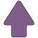 矢印ステッカー　10枚一組 灰紫 (456-04)