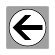 フロアカーペット用標識 矢印 大 白 (819-572)