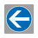 フロアカーペット用標識 矢印 大 青 (819-574)