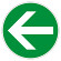 ユニピタ 矢印(OAフロア用) 緑 小 (835-211)