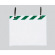 ポケットハンガー (結束バンドタイプ) A4ヨコ用 (緑/白) 枚数:5枚入 (340-38)