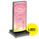 ADO-701 LED式電飾スタンド看板 ADO-701-2-LED カラー:ブラック (ADO-701-2-LED-K)