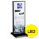 LED式電飾スタンド看板 ADO-810-2-LED カラー:ブラック (ADO-810-2-LED-K)