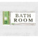 表示プレートH トイレ表示 アクリル 表示:BATH ROOM (バスルーム) (UP370-14)