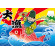 大漁 (恵比寿様) 大漁旗 幅1m×高さ70cm ポリエステル製 (19963)