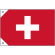販促用国旗 スイス サイズ:ミニ (23664)