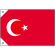 販促用国旗 トルコ サイズ:ミニ (23682)