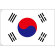 販促用国旗 韓国 サイズ:大 (23693)