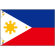 販促用国旗 フィリピン サイズ:ミニ (23718)