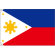 販促用国旗 フィリピン サイズ:小 (23719)