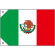 販促用国旗 メキシコ サイズ:ミニ (23730)