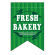 変形タペストリー FRESH BAKERY（リボンカット） カラー:緑 (5865)