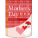 Mothers Day (チェック柄) アーチ型 ミニフラッグ(遮光・両面印刷) (61041)