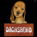 デコシール 犬 ダックスフンド サイズ:レギュラー W285×H285 (61999)