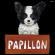 デコシール 犬 パピヨン サイズ:ビッグ W600×H600 (61920)