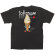 黒Tシャツ ソフトクリーム キャラクター サイズ:S (64168)