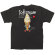 黒Tシャツ ソフトクリーム キャラクター サイズ:M (64169)